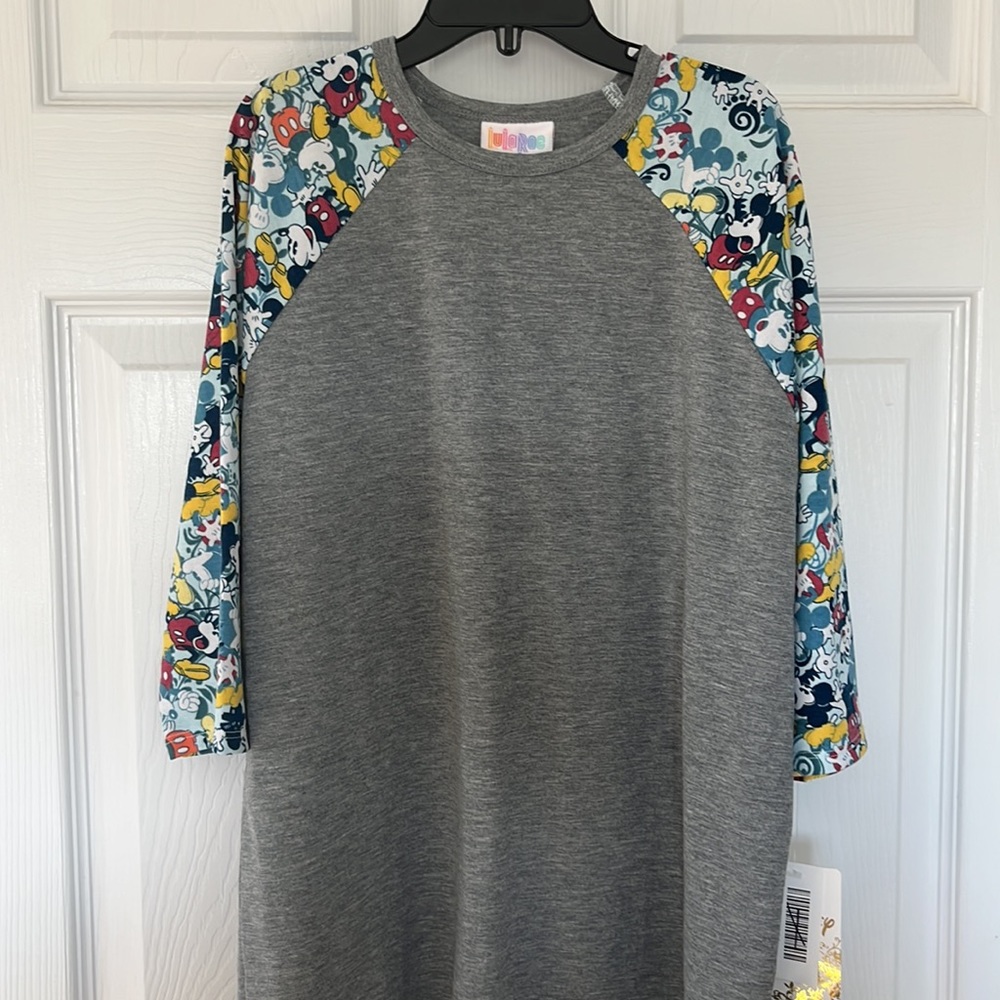 Disney LuLaRoe Mickey Mouse Sloan top size 14
